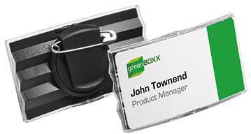 DURABLE Namensschild DURABLE KONVEX 75 x 40 mm (B x H)
