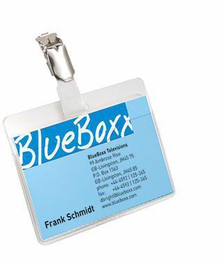 [9199109721] DURABLE Namensschild DURABLE 90 x 60 mm (B x H) inkl. blanko