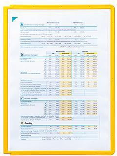 [9199109766] DURABLE Sichttafel DURABLE SHERPA® PANEL DIN A4 (gelb)