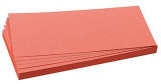 [9199109879] FRANKEN Moderationskarte FRANKEN 20,5 x 9,5 cm (B x H) 130g/m² (rot)