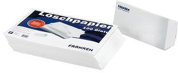 FRANKEN Löschpapier FRANKEN 22 x 16 cm (B x L) Vlies weiß