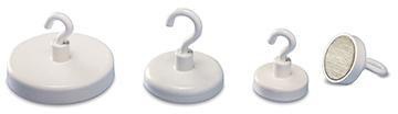 MAGNETOPLAN Magnet magnetoplan® 25mm 4kg Ferrit weiß