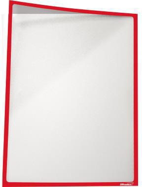 [9199110576] ULTRADEX Magnetrahmen Ultradex DIN A4 PET grau 5 St./Pack. (rot)