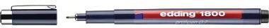 EDDING Fineliner edding 1800 profipen 0,7mm schwarz