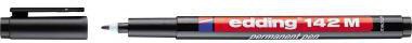 [9199110755] EDDING Folienstift edding 142 M 1mm schwarz nicht (schwarz, schwarz)