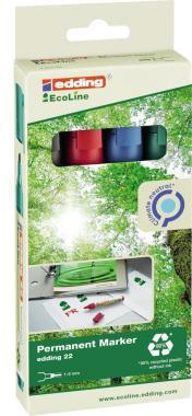 EDDING Permanentmarker edding 22 EcoLine 1-5mm farbig
