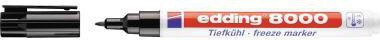 [9199110886] EDDING Tiefkühlmarker edding 8000 1mm schwarz Rundspitze -25°C