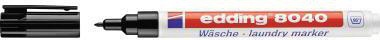 EDDING Textilmarker edding 8040 1mm schwarz Rundspitze