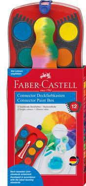 FABER-CASTELL Farbkasten Faber-Castell Connector 12 Farben