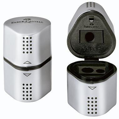 [9199110966] FABER-CASTELL Dreifachspitzdose Faber-Castell GRIP 2001 8 und 10mm