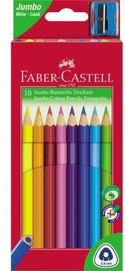 FABER-CASTELL Farbstift Faber-Castell Triangular Jumbo farbig