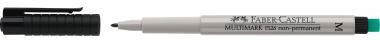 [9199111033] FABER-CASTELL Folienstift Faber-Castell MULTIMARK 1526 1mm rot (schwarz, Schwarz, schwarz)