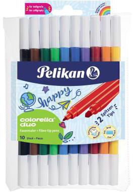 [9199111264] PELIKAN Fasermaler Pelikan Colorella® duo C 407 1 und 2mm