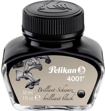 [9199111318] PELIKAN Tinte Pelikan 4001 Glas brillantschwarz 30ml