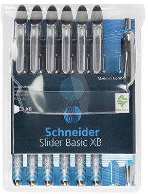 SCHNEIDER Kugelschreiber Schneider Slider Basic 0,7mm schwarz