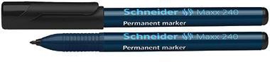 [9199111808] SCHNEIDER Permanentmarker Schneider Maxx 240 1-2mm schwarz (schwarz, schwarz)