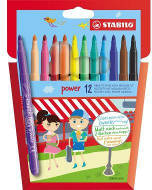 [9199111961] STABILO Fasermaler STABILO® power 2mm farbig sortiert