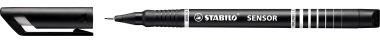 [9199111977] STABILO Fineliner STABILO® SENSOR® fine 0,3mm schwarz (schwarz, schwarz, schwarz, schwarz)