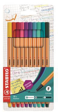 [9199112006] STABILO Fineliner STABILO® point 88® 0,4mm farbig