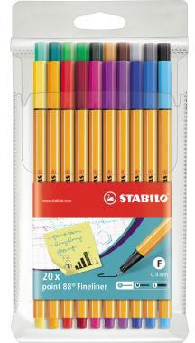 [9199112007] STABILO Fineliner STABILO® point 88® 0,4mm farbig
