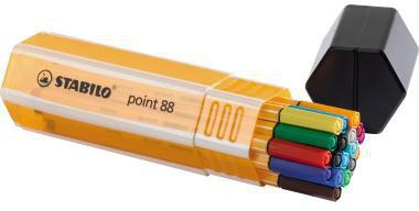 STABILO Fineliner STABILO® Big Box point 88® 0,4mm farbig
