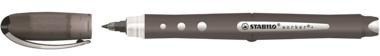 [9199112060] STABILO Tintenroller STABILO® worker®+ colorful 0,5mm rot (schwarz, schwarz, schwarz)