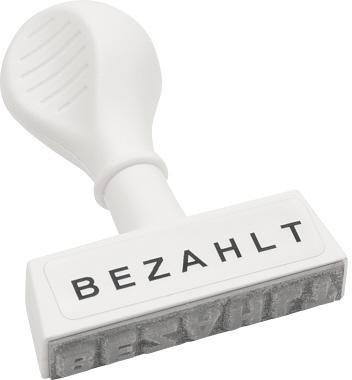 WEDO Textstempel WEDO® 45 x 4 mm (B x H) Gebucht