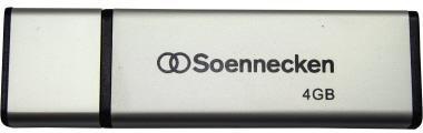 SOENNECKEN USB-Stick Soennecken USB 2.0 8Gbyte schwarz/silber