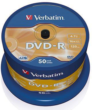 VERBATIM DVD-R Verbatim 120min 4,7Gbyte 16x 50
