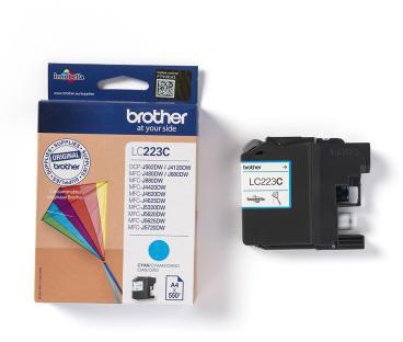 [9199112806] BROTHER Tintenpatrone Brother Originalzubehör LC-223C ca. 550