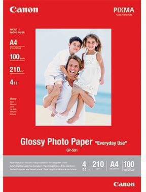 CANON Fotopapier Canon Glossy DIN A4 200g/m² weiß