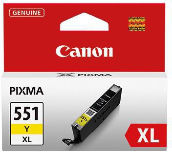 CANON Tintenpatrone Canon Originalzubehör CLI-551XL Y