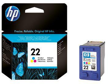 [9199113125] HP Tintenpatrone HP Originalzubehör 22 ca. 165 Seiten