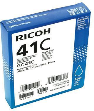 [9199113296] RICOH Gelpatrone Ricoh GC-41 C ca. 2.200 Seiten cyan