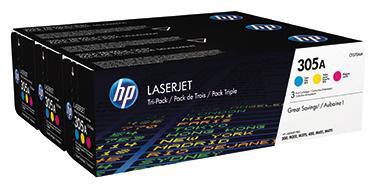 HP Toner HP Originalzubehör 305A ca. 3 x 2.600