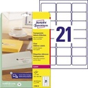 AVERY ZWECKFORM Adressetikett Avery Zweckform QuickPEELT 63,5 x 38,1