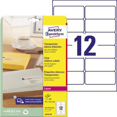 [9199114558] AVERY ZWECKFORM Adressetikett Avery Zweckform QuickPEELT 99,1 x 42,3