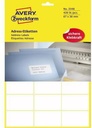 AVERY ZWECKFORM Adressetikett Avery Zweckform 67 x 38 mm (B x H)