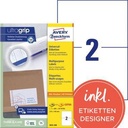 AVERY ZWECKFORM Universaletikett Avery Zweckform ultragrip 210 x 148 mm