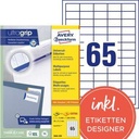 AVERY ZWECKFORM Universaletikett Avery Zweckform ultragrip 38 x 21,2 mm