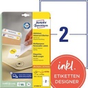 AVERY ZWECKFORM Universaletikett Avery Zweckform 199,6 x 143,5 mm (B x H)