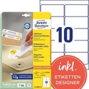 AVERY ZWECKFORM Universaletikett Avery Zweckform 96 x 50,8 mm (B x H)