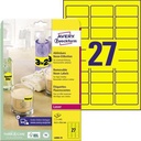 AVERY ZWECKFORM Neonetikett Avery Zweckform 63,5 x 29,6 mm (B x H)