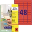 AVERY ZWECKFORM Universaletikett Avery Zweckform 45,7 x 21,2 mm (B x H)