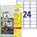 AVERY ZWECKFORM Folienetikett Avery Zweckform 63,5 x 33,9 mm (B x H)