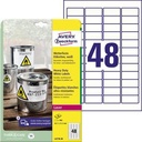 AVERY ZWECKFORM Folienetikett Avery Zweckform 45,7 x 21,2 mm (B x H)