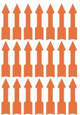 AVERY ZWECKFORM Hinweisetikett Avery Zweckform 39 x 9 mm (B x H) Papier