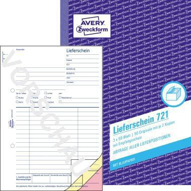 AVERY ZWECKFORM Lieferschein Avery Zweckform DIN A5 nicht