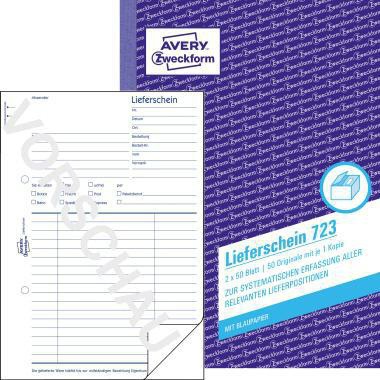 [9199114682] AVERY ZWECKFORM Lieferschein Avery Zweckform DIN A5 nicht