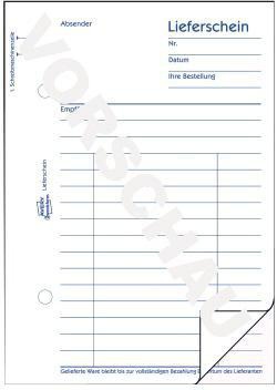 [9199114683] AVERY ZWECKFORM Lieferschein Avery Zweckform DIN A6 nicht
